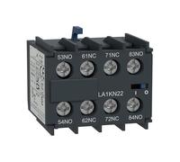 AHHQD Bloque de contactos auxiliar LA1KN for TeSys K - 2NO + 2NC, montaje frontal, terminales abrazadera tornillo .0329