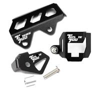 AHHQD Cubierta protectora del cilindro maestro freno trasero CNC de la motocicleta Protector sensor ABS compatible con TENERE 700 XTZ700 Tenere700 T7 2019-2023 .1204