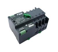 AHHQD Interruptor de transferencia potencia dual, riel, 2P, 3P, 4P, interruptores selectores eléctricos ATS, alimentación ininterrumpida, 63 A, 100 A, 50/60 Hz .1118