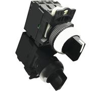 AHHQD Interruptor selector de control industrial M22-WK-K10, 2 posiciones, 1 NA, con reinicio automático, interruptor momentáneo modular, 10 unidades .0109