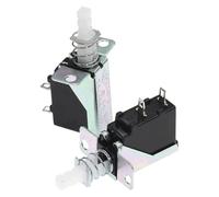 AHHQD Microinterruptor de 100 piezas con llave recta, autoblocante, KCD-A10 SW-3 A04, interruptor encendido 2 pines, resorte exterior, 5 A, for control campana extractora .0220