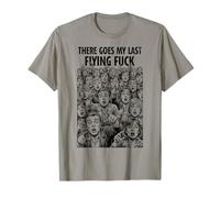Ahí va mi último Vuelo Mierda Gracioso Sarcástico Rude Crowd Camiseta