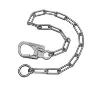 Ahiller Cadena de cartera para hombres, cadena de jean de estilo punk, accesorio de moda con diseño de seguridad de doble cerradura - Ideal para uso diario.