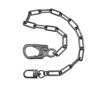 Ahiller Cadena de cartera para hombres, cadena de jean de estilo punk, accesorio de moda con diseño de seguridad de doble cerradura - Ideal para uso diario.