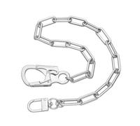 Ahiller Cadena de cartera para hombres, cadena de jean de estilo punk, accesorio de moda con diseño de seguridad de doble cerradura - Ideal para uso diario.