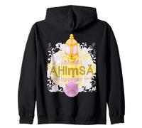 Ahimsa - No Violencia y Vida pacífica Sudadera con Capucha