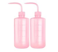 AHIOJEGX Botella Exprimible Botella de agua de 250ml ~ 1000ml, botella de enjuague de seguridad, herramientas de riego, botella de lavado de plástico for apretar(Pink 500ml 2pcs)