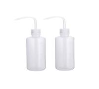 AHIOJEGX Botella Exprimible Botella de agua de 250ml ~ 1000ml, botella de enjuague de seguridad, herramientas de riego, botella de lavado de plástico for apretar(White 250ml 2pcs)