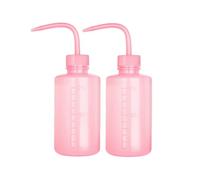 AHIOJEGX Botella Exprimible Botella de agua de 250ml ~ 1000ml, botella de enjuague de seguridad, herramientas de riego, botella de lavado de plástico for apretar(Pink 250ml 2pcs)