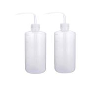 AHIOJEGX Botella Exprimible Botella de agua de 250ml ~ 1000ml, botella de enjuague de seguridad, herramientas de riego, botella de lavado de plástico for apretar(White 500ml 2pcs)