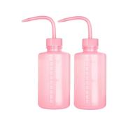 AHIOJEGX Botella Exprimible Botella plástica del apretón del tarro del envase del apretón del difusor de la botella del tatuaje(Pink 250ml 2pcs)