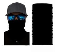 AHIOJEGX Braga Cuello Bufanda de invierno for hombre, Bandana con anillo lana, bufanda lisa cálida tejida, calentador cuello for mujer, pañuelo caliente Cachemira gruesa, máscara esquí(C Black)