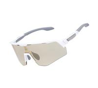 AHIOJEGX Gafas Ciclismo Photochromic Cycling Glasses Anti-uv400 Road Bike Outdoor Sports Goggles Day Night Sunglasses Men Women(White)
