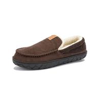 AHIOJEGX Pantuflas Hombre Invierno Zapatillas De Invierno For Hombre, Casa, Zapatos Tendencia, Botines Cálidos, Algodón For, Fieltro For, Mocasines, Calzado Habitación(Coffee,48)