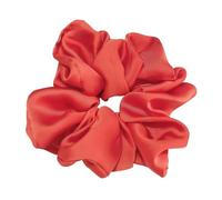 AHIOJEGX - Pañuelo de pelo para mujer, de gran tamaño, de goma para niñas, elásticos, elásticos, para cola de caballo, de satén liso, accesorios para el cabello para mujeres(Red)