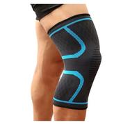 AHIOJEGX Rodillera 1 par de Rodilleras Deportivas de compresión de Nailon elástico for Fitness, Correr, Baloncesto, Voleibol, Rodilleras for Hombres y Mujeres(Blue,XXXL)