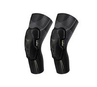 AHIOJEGX Rodillera Rodillera a Prueba de Golpes, Equipo de protección en Deportes, Rodilleras for piernas de Gimnasio, Vendaje Transpirable, Rodillera de Baloncesto(2 PCS Black Green,XL)