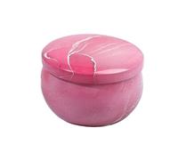 AHIOJEGX Vasos para Velas 1 Unidad de envases de té con Flores, contenedores vacíos, Cajas, latas, frascos, latas de Caramelos, Velas de té, Suministros, Caja de Caramelos, joyería(Bule)