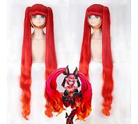 AHJSN Aplicable a juego Cosplay peluca Angela piel original resistente al calor pelo sintético Halloween carnaval fiesta mujeres disfraz pelucas