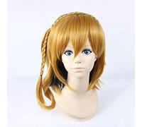AHJSN Se aplica a Anime Kagerou Project Momo Kisaragi Cosplay peluca rubia y negra pelo de fibra de alta temperatura disfraces Halloween pelucas de juego + peluca de aprox