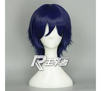 AHJSN Se aplica a Love Live Sonoda Umi Long Cosplay Wigs Lovelive Blue Short Heat Resistant Synthetic Hair Wig Pelucas + Wig Cap