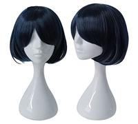 AHJSN Se aplica a Tokio Game Alice Cosplay peluca mujeres Alicia azul pelo corto peluca trajes