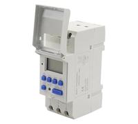 Ahjyym Temporizador de riel DIN THC15A, 220 V, 30 A, interruptor tiempo, programable semanalmente, dispositivo timbre con INTERRUPTOR TEMPORIZADOR electrónico,1117