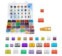 AHL 120pcs Mini Fusibles Coche 11 Especificaciones(2A 3A 5A 7.5A 10A 15A 20A 25A 30A 35A 40A)+ 130pcs estándar Fusibles 13 Especificaciones(2A 3A 5A 7.5A 10A 15A 20A 25A 30A 35A 40A 45A 50A),Con clip