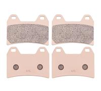 AHL 2 Pair Motocicleta Pastillas de freno Delantero para DUCATI Multistrada S 1000 DS (992cc) 2005-2006 (Cobre sinterizado)