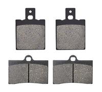 AHL 2 pares Las pastillas de freno delanteras y traseras de la moto son compatibles con CAGIVA Planet 125 (6 Spoke Wheels 2nd Series) 1998-2003/Raptor 125 2003-2010 /Mito 125 1992-2002