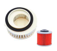 AHL 4TR-14451-00 HFA4607 de Elemento de filtro de aire, con kit de filtro de aceite 4X7134400100 4X7134400000 para Yamaha XVS 650 A Drag Star Classic 1998-2006/ XVS 650 Drag Star 4VR 1997 2000