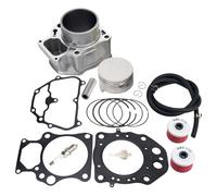 AHL 86.5mm Kit junta pistón cilindro moto compatible con Honda TRX420 Rancher 420 2007-2020,12100-HP7-A00 12100-HP5-600 13101-HP5-600 13010-HP5-600 12315-HP5-601 12251-HP5-601 12251-HP7-A01