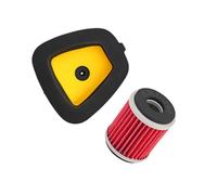 AHL Filtro de Aire 1SL-14451-00 & Filtro de Aceite Compatible con Yamaha WR250F 2015-2019/WR450F 2016-2018/YZ250F 2014-2018/YZ250FX 2015-2019/YZ450F 2014-2017/YZ450FX 2016-2018
