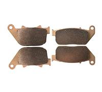AHL-Kit Motocicleta Pastillas de freno para Harley XL 883 Iron 2009-2014 (Cobre sinterizado)
