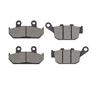 AHL-Kit Motocicleta Pastillas de freno para NX650 J/K/L/M Dominator 1988-1991 /NX 650 N/P/R/S/T Dominator 1992-1996