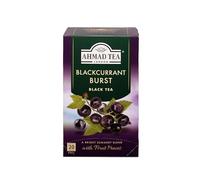 Ahmad Tea Blackcurrant Burst Black Tea, 20-Count Boxes (Pack of 6)