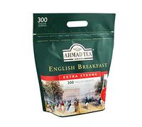 Ahmad Tea - English Breakfast - Té de desayuno negro - Assam & Ceilán - Bolsas de té inglesas sin cinta con 2 g de té por porción - Paquete grande de 300 bolsitas de té