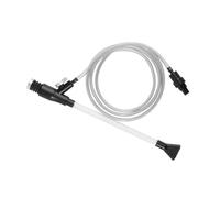 Ahmany Equipo de limpieza de agua silencioso con manguera de 79 pulgadas para eliminar residuos y renovar líquidos en tanques marinos compactos, sifón de acuario