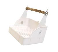 Ahmany Soporte portátil para entrenamiento de pájaros, para gimnasio, para conures, cacatúas, periquitos, perca para pájaros