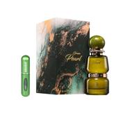 Ahmed Al Maghribi Green Pearl EDP 80ml, Perfume Árabe Unisex con Atomizador