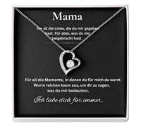 Ahnona Regalo del día de la madre, regalo de mamá, mejor cadena para mamá, regalo para el día de la madre para mamá, madre e hija