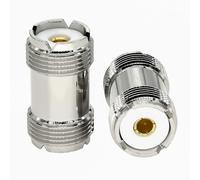 Ahoaepy Adaptador de antena UHF PL259 SO239 Conector de radio CB, SO239 hembra a UHF hembra, adaptador de cable coaxial para radios CB Ham, LMR, medidor SWR