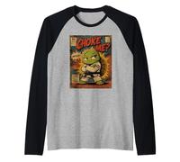 ¿ahogarme? ¡Imposible! - Cómic Divertido De BJJ Al Estilo Camiseta Manga Raglan