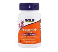 Now Foods Astaxantina 4 mg - 60 Cápsulas blandas