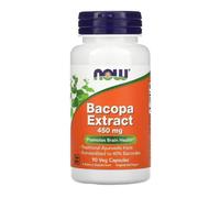 AHORA ALIMENTOS EXTRACTO DE BACOPA, 450 MG, 90 CÁPSULAS VEGETALES