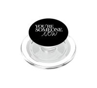 Ahora Eres Alguien Frase Motivadora Retro Elegante Única PopSockets PopGrip para MagSafe