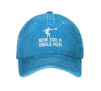 Ahora Eres una mamá Soltera, Sombrero Divertido para papá, Gorra de béisbol Vintage Ajustable para Hombres y Mujeres, Color n
