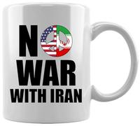 Ahora La Guerra Con Irán Taza Blanca De Cerámica Hogar De Oficina De La Taza Del Agua Té Café