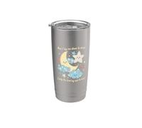 Ahora me acosté a Dormir Oración Lindo Católico Vaso térmico de acero inoxidable de doble pared