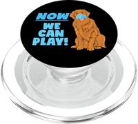 Ahora Podemos Jugar Divertido Perro Preparado usando PopSockets PopGrip para MagSafe